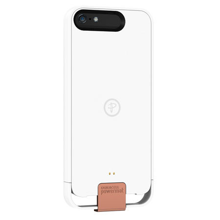 Duracell Powermat AccessCase - Wireless Charging Case for iPhone 5/5s, White
