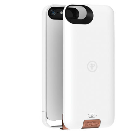 Duracell Powermat PowerSnap Kit, Backup Power and Wireless Charging, White