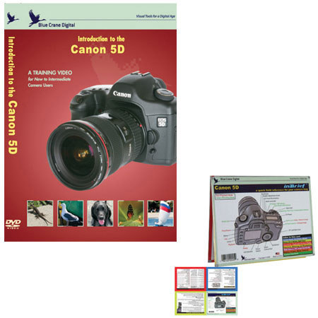 Blue Crane Combo with DVD, Canon 5D DSLR Camera