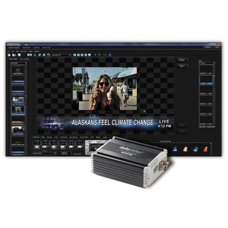 Datavideo CG-350 HD/SD Character Generator Software Kit with TC-200