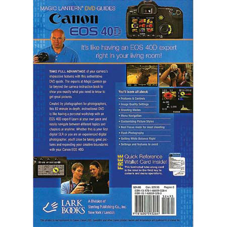 Magic Lantern DVD: Magic Lantern DVD Guide for the Canon EOS 40D Digital SLR Camera.