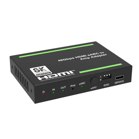 DVDO 8K HDMI 2.1 Audio Extractor with eARC for AV Receivers, Black