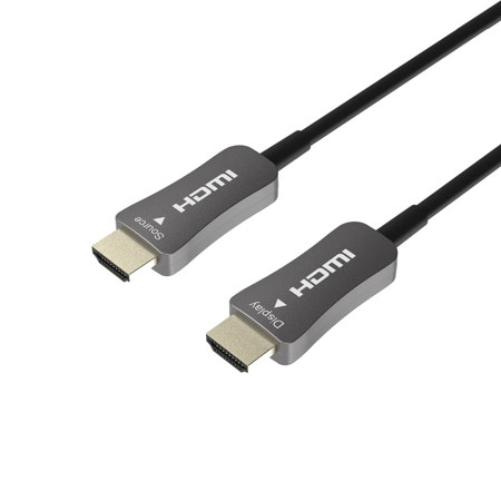 DVDO 33' 4K HDMI 2.0 Active Optical Fiber Cable, Black