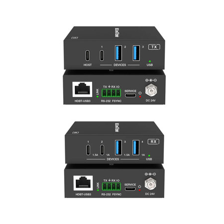 DVDO 1-Host USB-C and USB-A 3.2 Gen 1 Extender over HDBaseT