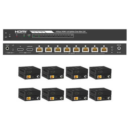 DVDO 1x8 4K HDMI 18Gbps Splitter with HDR