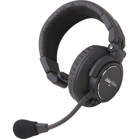 Datavideo HP-1 Single-Ear Headset with Microphone for ITC Intercom Systems