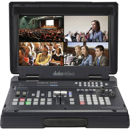 Datavideo HS-1500T HDBaseT Mobile Production Studio with 2x PTC-150TL PTZ Camera