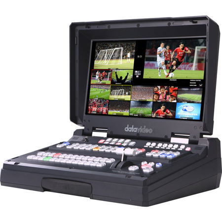 Datavideo 8-Input HD-SDI & HDMI Hand Carried Mobile Studio, Built-In LCD Monitor