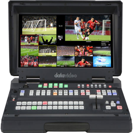 Datavideo 8-Input HD-SDI & HDMI Hand Carried Mobile Studio, Built-In LCD Monitor