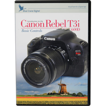 Blue Crane Digital Training DVD: Introduction to the Canon Rebel T3i/600D