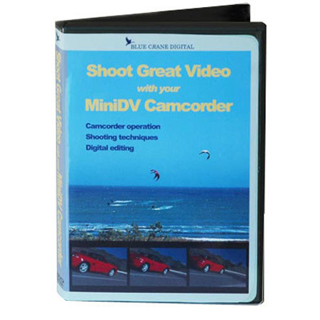 Blue Crane Shoot Great Video with Mini DV Camcorder DVD