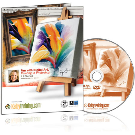 Kelby Training DVD: Fun with Digital Art, Painting in Photoshop By Fay Sirkis