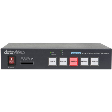 Datavideo NVS-34 H.264 Dual Streaming Encoder and MP4 Recorder