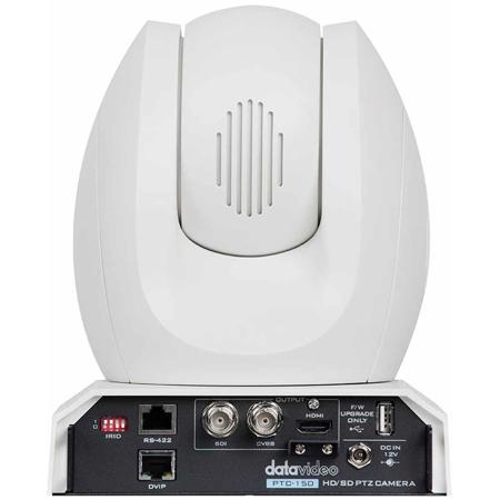 Datavideo PTC-150 FHD Outdoor/Indoor Day/Night HD/SD Video 30x PTZ Camera, White