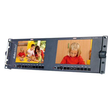 Datavideo TLM-702-HD 2x7" HD/SD TFT LCD Monitor, 800x480