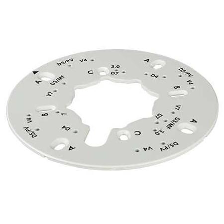 Digital Watchdog Electronic Gang Box Converter Plate for Dome Cameras, White