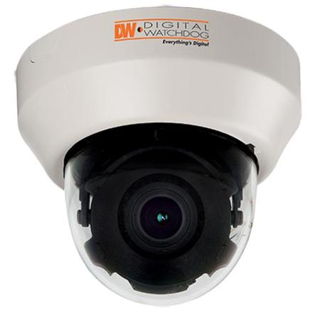 Digital Watchdog DWC-MD421D 2.1MP Indoor Day & Night IP Dome Camera, 2.8-12mm Auto Focus Lens, 1920x1080, 30fps, H.264, MPEG4, MJPEG, PoE, OnVIF Compliant, Triple Codecs with Dual Stream