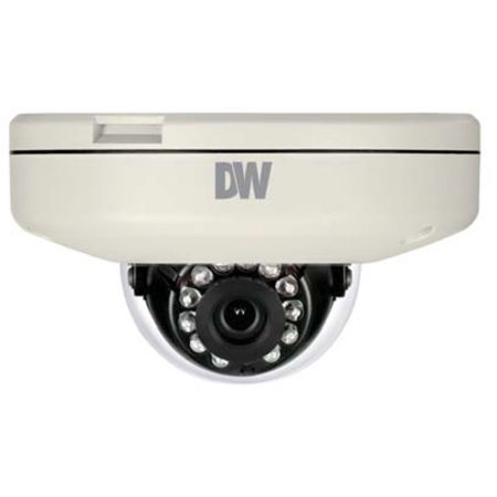 Digital Watchdog MEGApix Series 4MP Outdoor Day & Night Network Surface Mount Dome IP Camera with 8mm Lens and 50' IR Distance, 2560x1440, 30fps, IP66, H.264, MJPEG, PoE