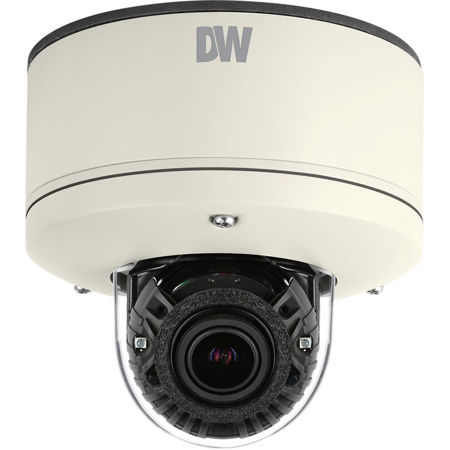 Digital Watchdog MEGApix Series 4MP Snapit Indoor/Outdoor Day & Night Network Dome IP Camera with 2.8-12mm Lens and 100' IR Distance, 2560x1440, 30fps, IP68, H.264, MJPEG, PoE, White