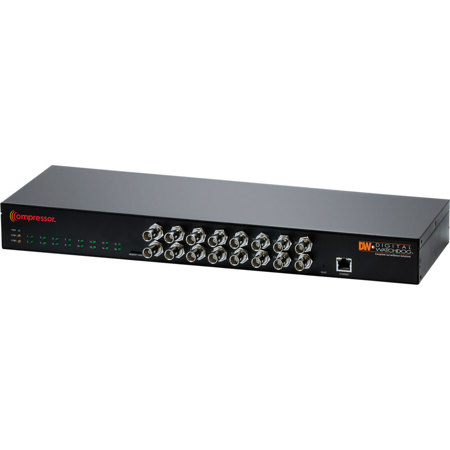 Digital Watchdog Compressor 16-CH 480 fps Dual Codec Analog to IP Video Encoder