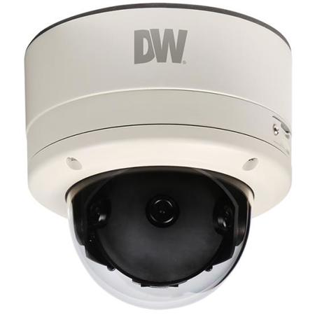 Digital Watchdog DWC-PV2M4T 2.1MP Outdoor Day & Night Panoramic 180 Degree IP Vandal Dome Camera, 3x4.9mm Fixed Lens, 1080P, 30fps, H.264, MJPEG, OnVIF Compliant, PoE