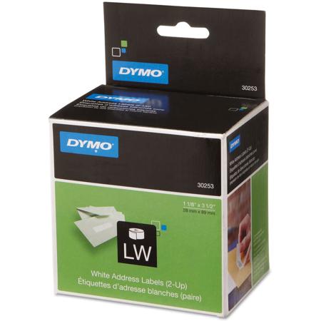 Dymo LabelWriter Address 2-Up Labels, 1-1/8x3-1/2", 700 Pack