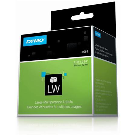 Dymo 2-1/8x2-3/4" Diskette Labels, 400/Roll, White