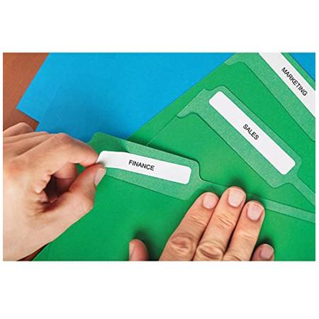 Dymo 30327 9/16x3-7/16in Self-Stick File Tab Labels