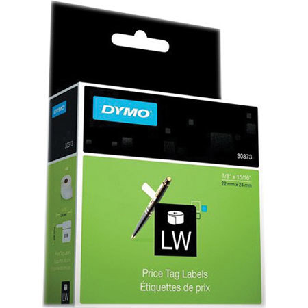 Dymo LabelWriter Jewelry Price Tag Labels, 15/16x7/8", Pack of 400