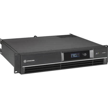 Dynacord C1300FDI-US 2x 650W DSP Power Amplifier with FIR Drive, Phoenix Connectors, Install, 70V/100V Output, GPI Remote Power