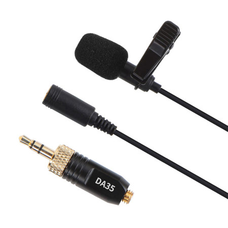 Deity Microphones DA35 Microdot to Locking 3.5mm Adapter, Black DA35