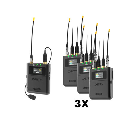 Deity Microphones Theos Hop Camera-Mount Digital Wireless Omnidirectional Lavalier Microphone System, 550-960MHz