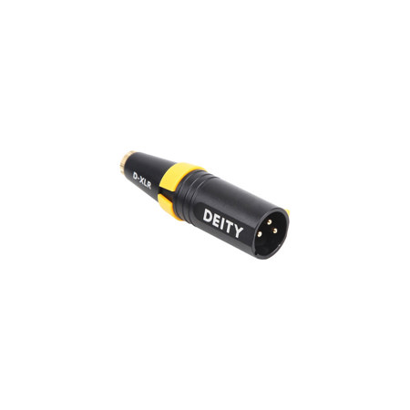 Deity Microphones D-XLR 3.5mm to XLR Adapter with Phantom to Plug-In Power Conversion