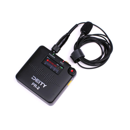 Deity Microphones PR-2 32-Bit Float Pocket Audio Recorder with Lavalier Microphone