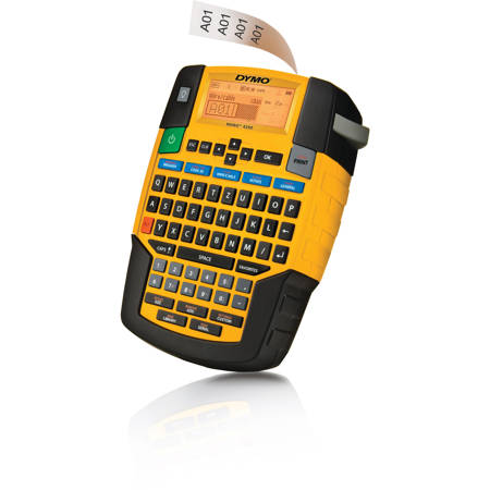 Dymo Rhino 4200 Electronic Label Maker, Black/Yellow