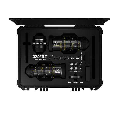 DZOFILM Catta 35-80mm & 70-135mm T2.9 Cine Lens Bundle for PL and