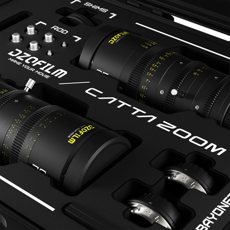 DZOFILM Catta 35-80mm and 75-135mm T2.9 Cine Lens Bundle for Sony
