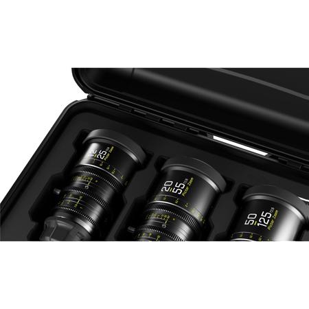 DZOFILM Pictor Zoom 12-25/20-55/50-125mm T2.8 Cine 3-Lens Kit for