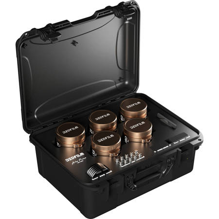 DZOFILM Arles Lustre Cine 5-Lens Kit with 14mm, 135mm T2.2, 21mm, 40mm T1.6 and 180mm T2.8 Lens