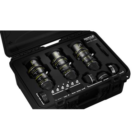 DZOFILM CATTA ACE シネレンズ セット UVフィルター付 DZOFILM Catta Ace Cine 3-Lens Bundle for PL Mount and Canon EF