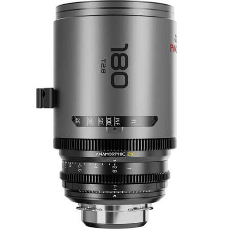 DZOFILM PAVO 180mm T2.8 2x Anamorphic Prime Lens for PL/EF Mount, Neutral, Feet