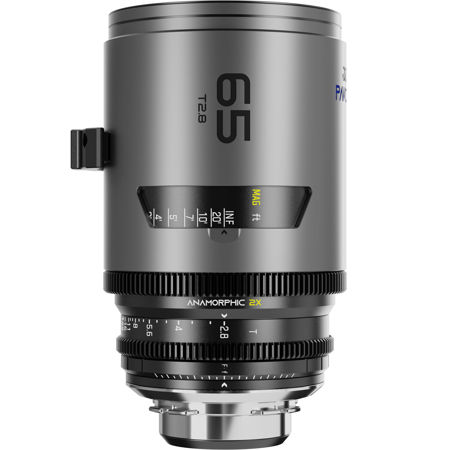 DZOFILM PAVO 65mm Macro T2.8 2x Anamorphic Prime Lens for PL/EF, Blue, Feet