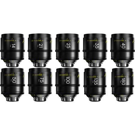 DZOFILM Arles Prime Cine 10-Lens Kit for PL Mount, Black