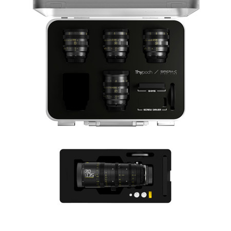 DZOFILM THYPOCH Simera-C and Catta Zoom Prime Cinema 5-Lens Kit for Sony E