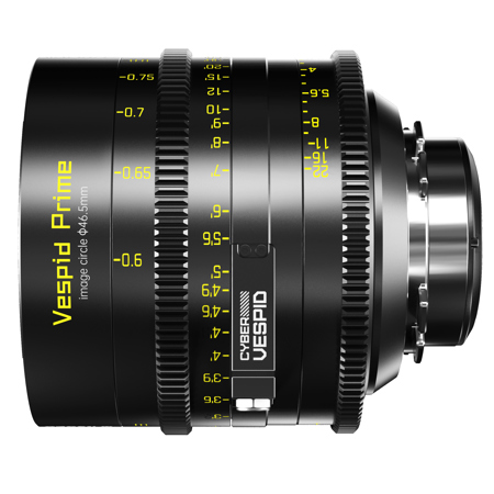 DZOFILM Vespid Cyber 75mm T2.1 Prime Cinema Lens for PL Mount and