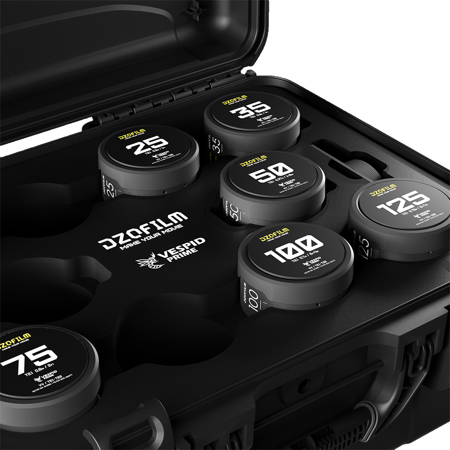 DZOFILM Vespid Prime Cinema 7-Lens Kit V2 for PL & EF Mount