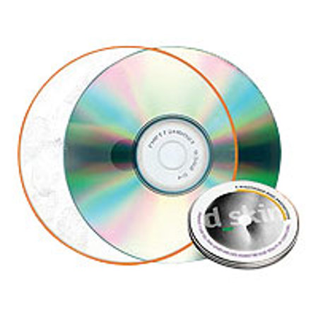 d-skin Protective Disc Skin, Single Pack, for DVD's, Music CD's, Data CD's, & Game Discs