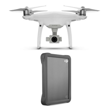 DJI Phantom 4 Pro Quadcopter Drone w/Remote Controller/Seagate DJI Fly Drive 2TB