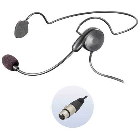 Eartec Cyber Lightweight Headset with 4-pin XLR Female Connector