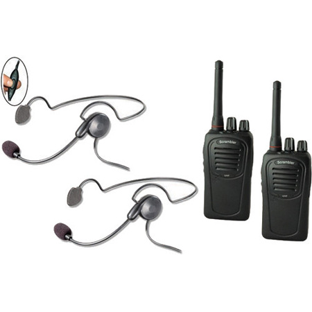 Eartec SC-1000 2-User Two-Way Radio System with 2x Cyber Inline PTT Headsets